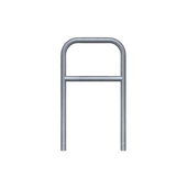 Verzinkt stalen fietssluis hek, Ø60 mm, 700x1200 mm, voor in beton verankering.