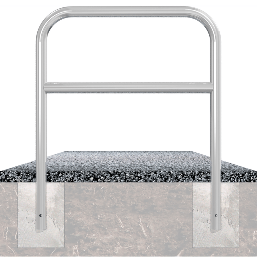 Fietssluis hek Ø60 mm | Breedte opties | Verzinkt staal | In beton verankeren