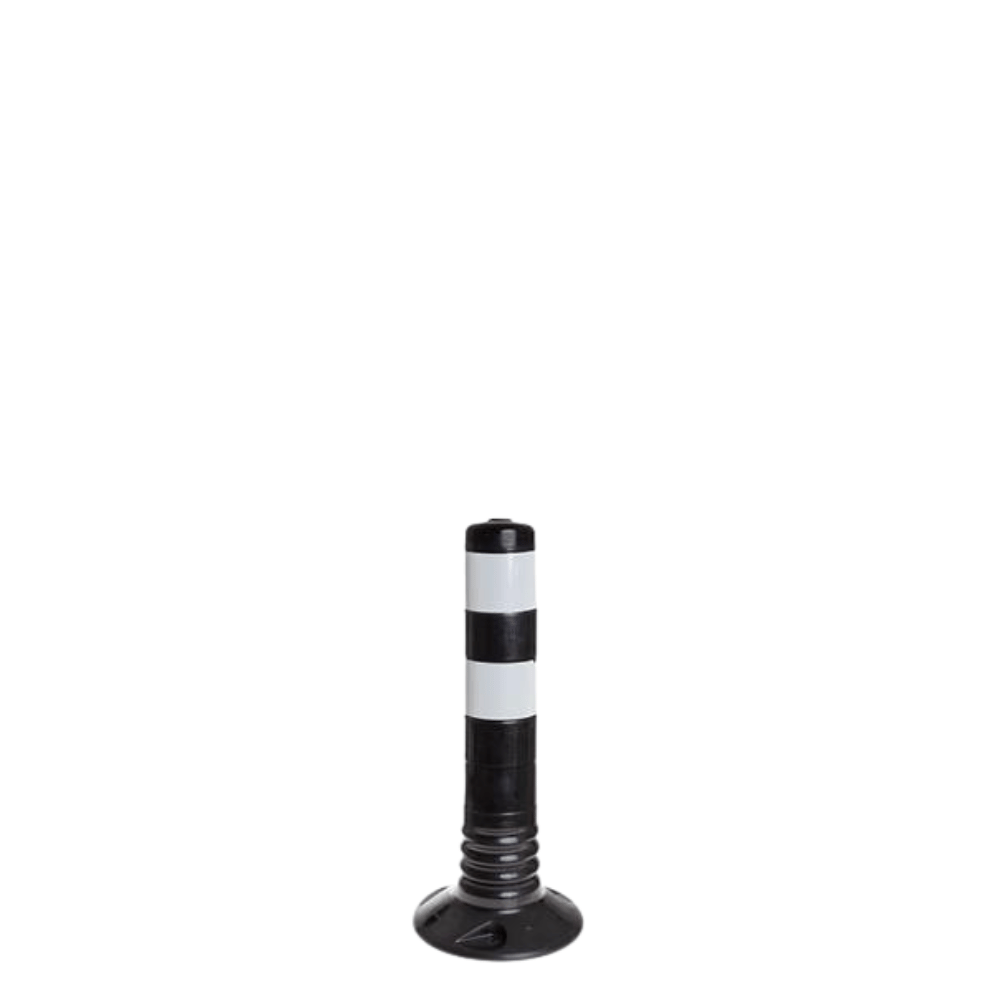 Flexibele paaltjes | Zwart-wit | Hoogte 450, 750, 1000 mm