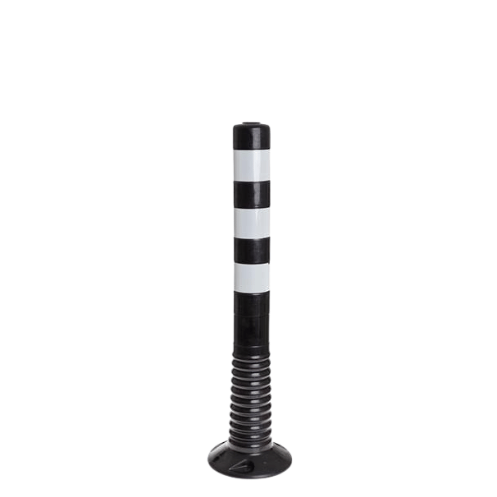 Flexibele paaltjes | Zwart-wit | Hoogte 450, 750, 1000 mm