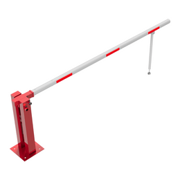 Handbediende slagboom met gasveer en pendelsteun 300-700 cm