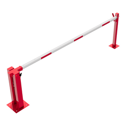 Handbediende slagboom met gasveer en vangpaal 300-700 cm