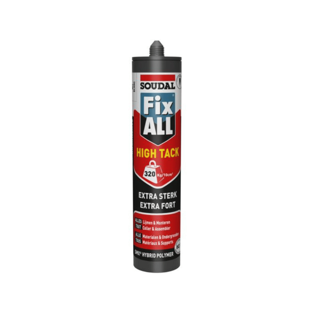 High-Tack montagelijm 290 ml | Kunststof aan steen lijmen