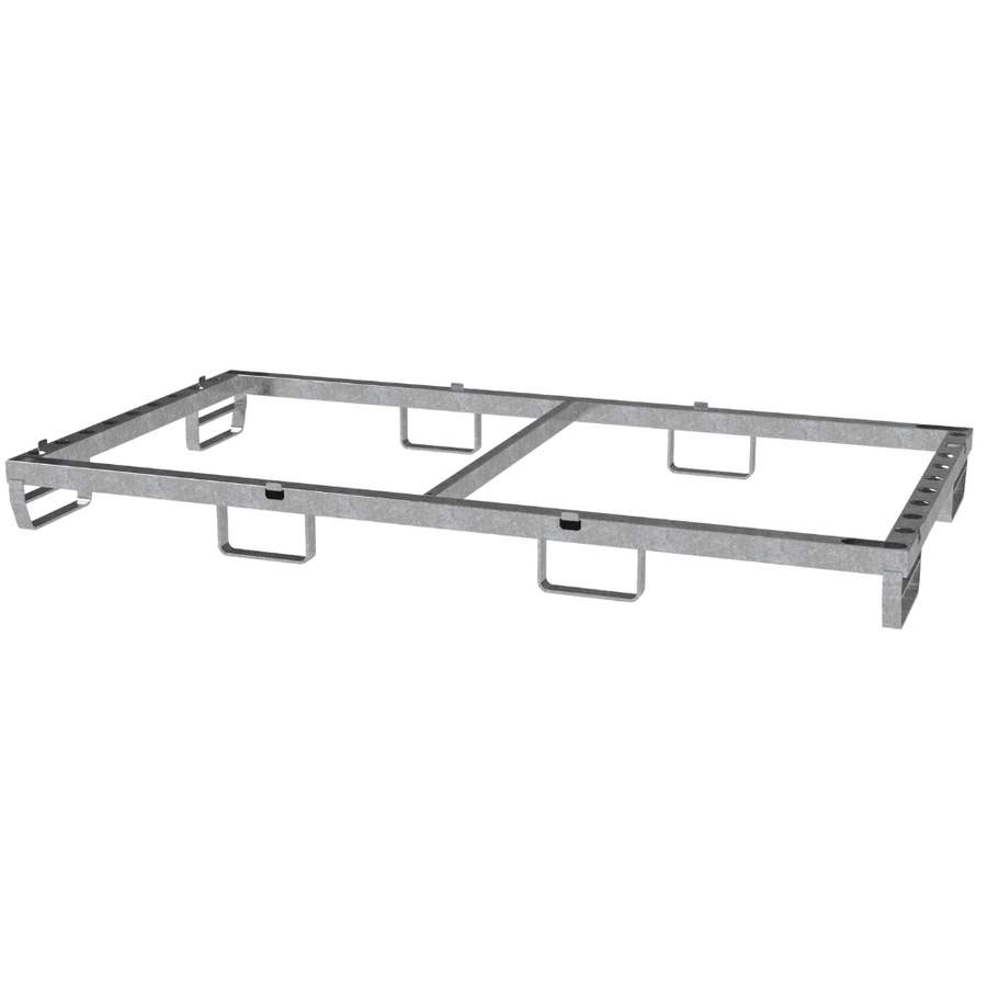 Kunststof afzethek EURO 2 | Set 20 stuks met 21 voeten in container