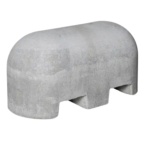 Jumboblok grijs met lepelgaten | 310 kg | Oud Hollands stampbeton