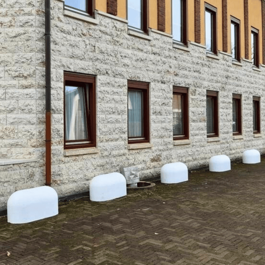 Jumboblok wit | 330 kg | Oud Hollands stampbeton