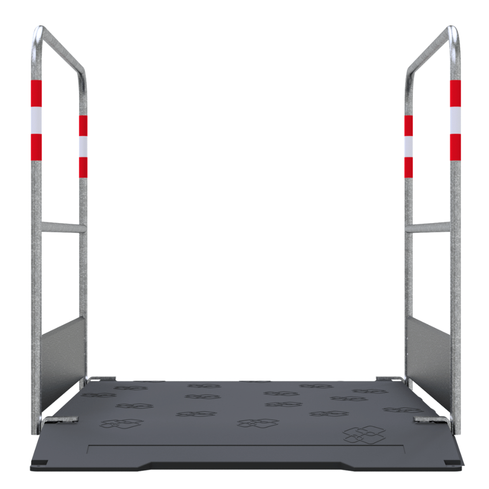 Kunststof loopbrug | 170 x 100 cm | Met antislip en veilige zijgeleiding