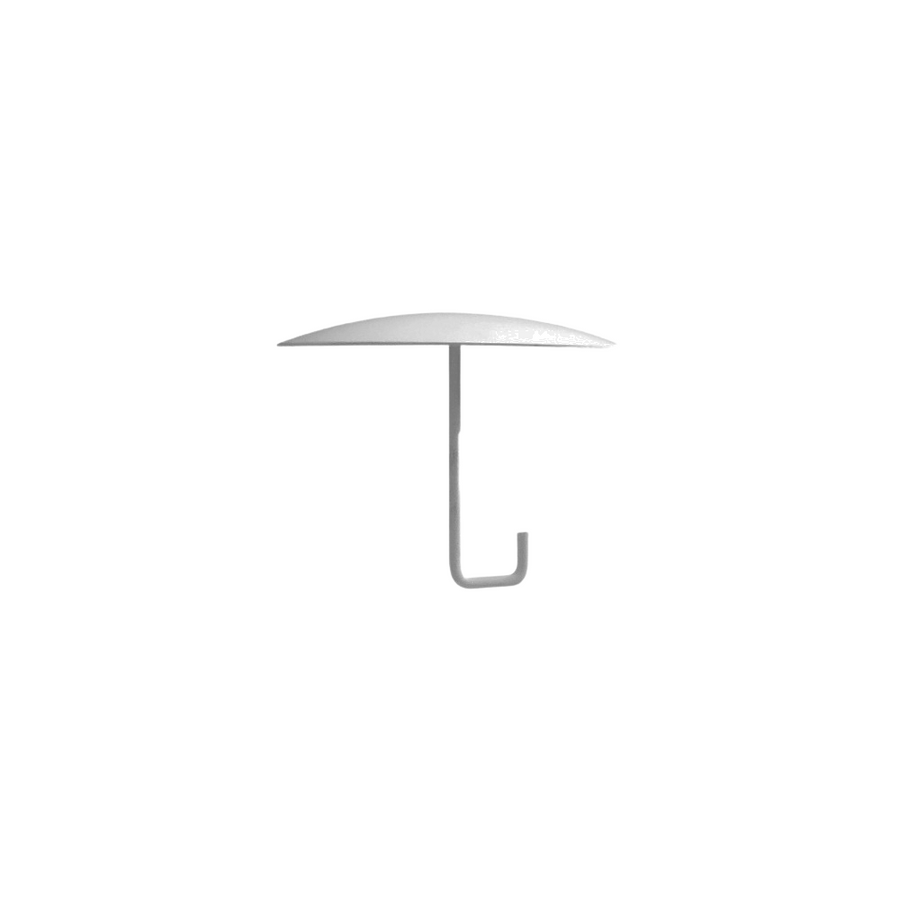 Rampaal Ø193 mm | Wit-rood | Op voetplaat