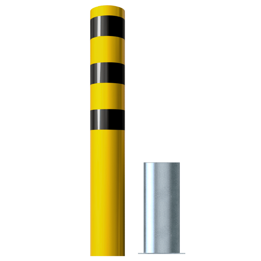 Rampaal Ø193 mm | Geel-zwart | Uitneembaar zonder slot