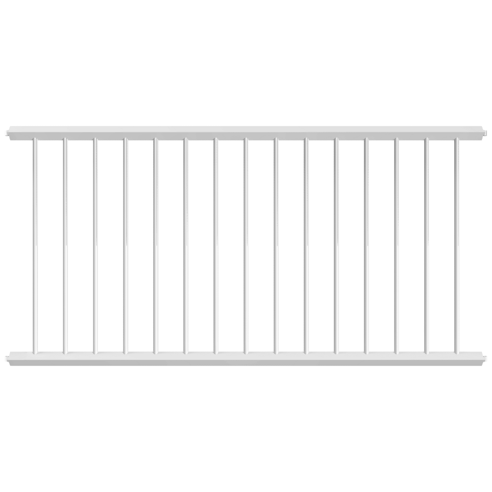 Witte panelen voor veiligheidsrailing 60x60 mm