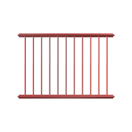 Rode panelen voor veiligheidsrailing 60x60 mm