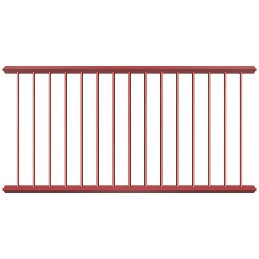 Rode panelen voor veiligheidsrailing 60x60 mm