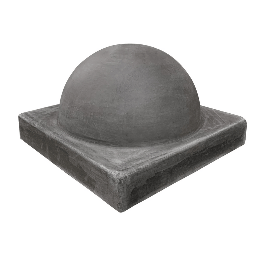 Parkeerbol groot op voet | Antraciet beton | Ø500 mm