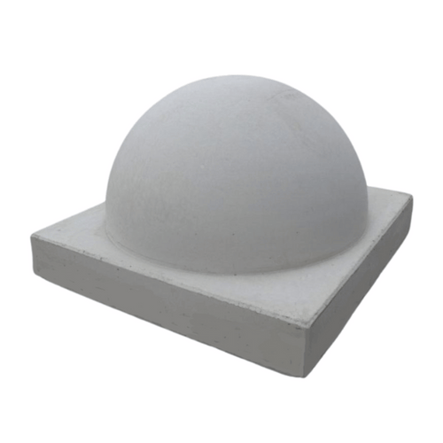 Parkeerbol groot op voet | Grijs beton | Ø500 mm