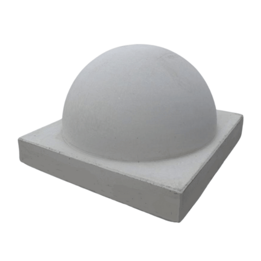 Parkeerbol groot op voet | Grijs beton | Ø500 mm