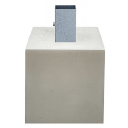 Extra betonvoet voor uitneembare palen 70x70, Ø89-102 mm