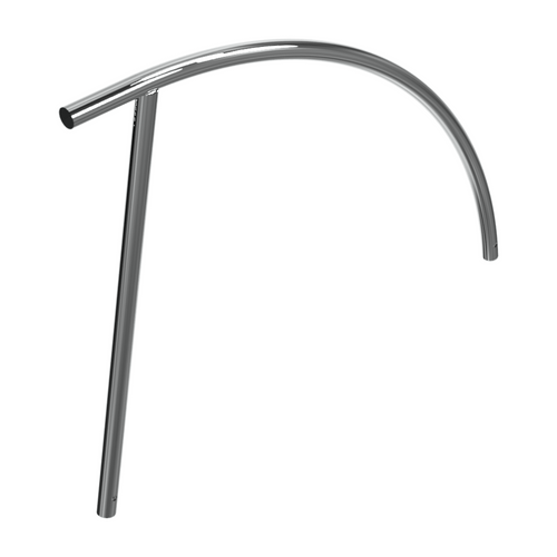 RVS fietsbeugel Ø48 mm | Voor verankering in beton of op voetplaat