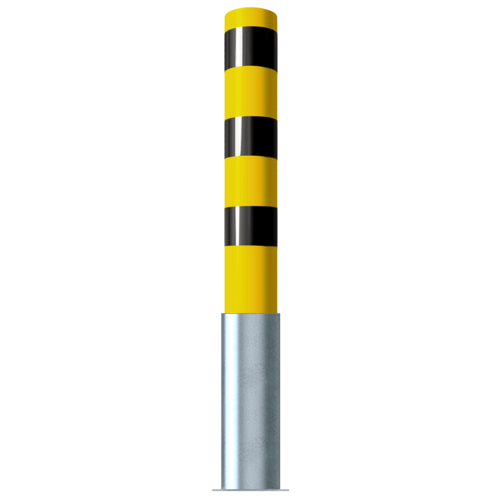 Rampaal Ø152 mm | Geel-zwart | Uitneembaar zonder slot
