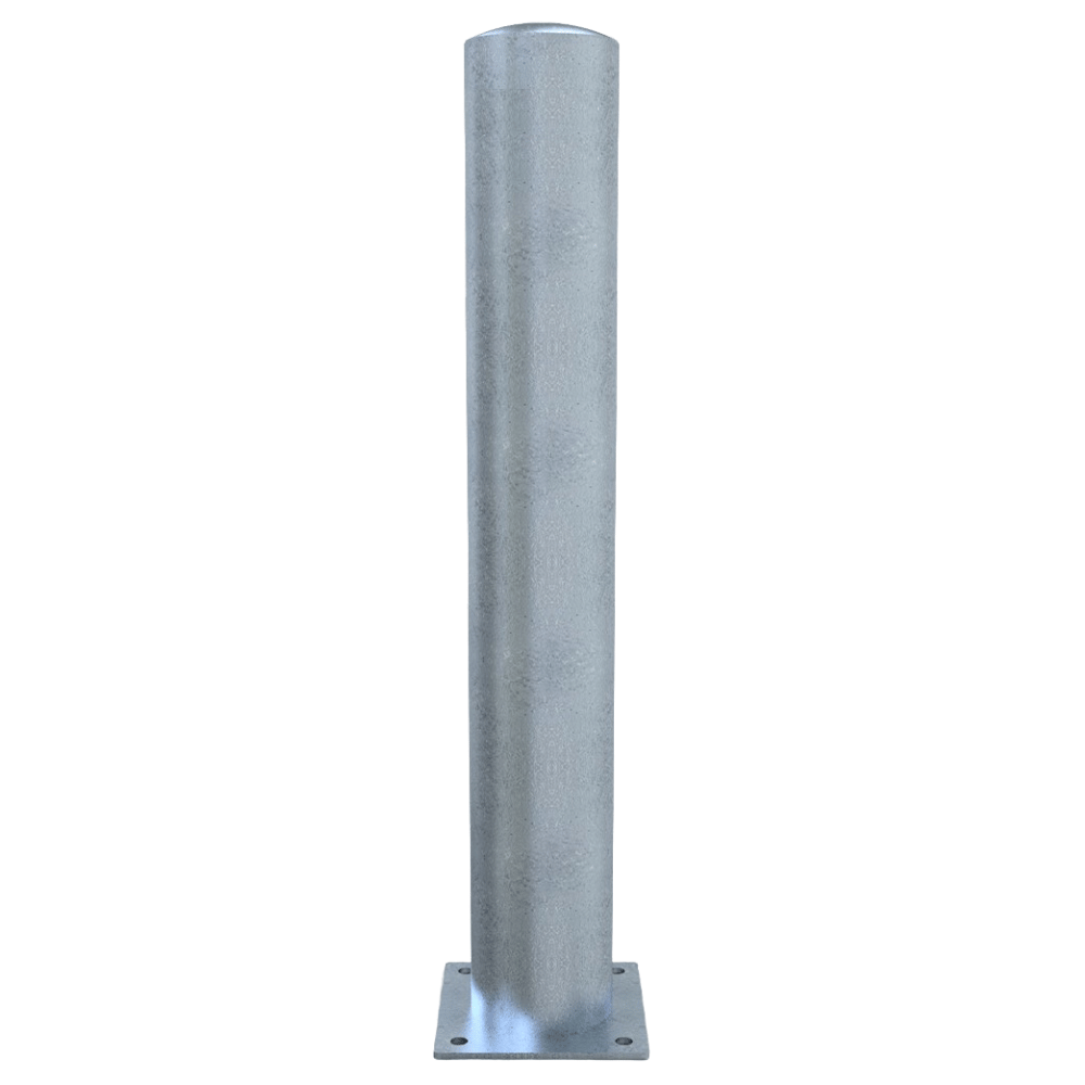 Rampaal Ø152 mm | Verzinkt staal | Op voetplaat