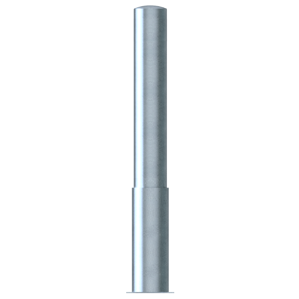 Rampaal Ø152 mm | Verzinkt staal | Uitneembaar zonder slot