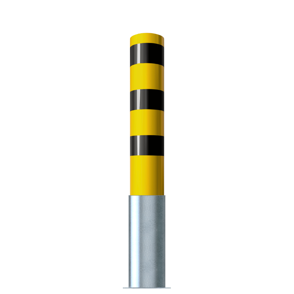 Rampaal Ø193 mm | Geel-zwart | Uitneembaar zonder slot