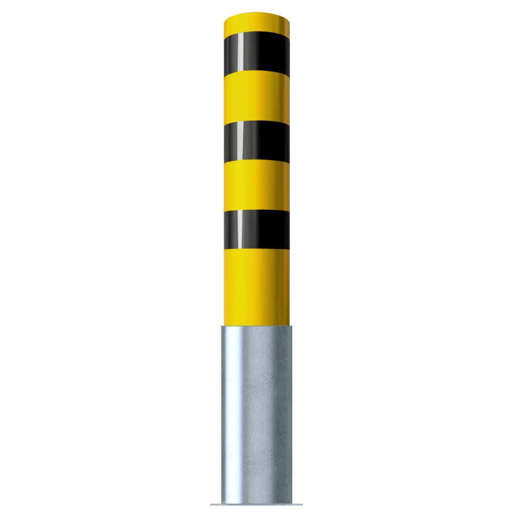Rampaal Ø193 mm | Geel-zwart | Uitneembaar zonder slot