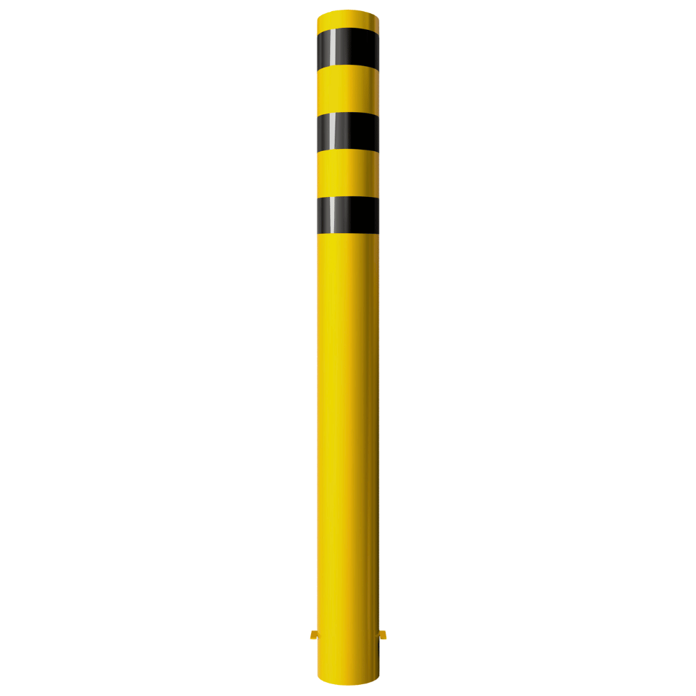 Rampaal Ø193 mm | Geel-zwart | Voor betonverankering