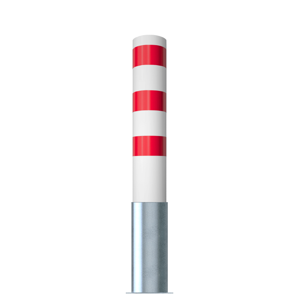 Rampaal Ø193 mm | Wit-rood | Uitneembaar zonder slot