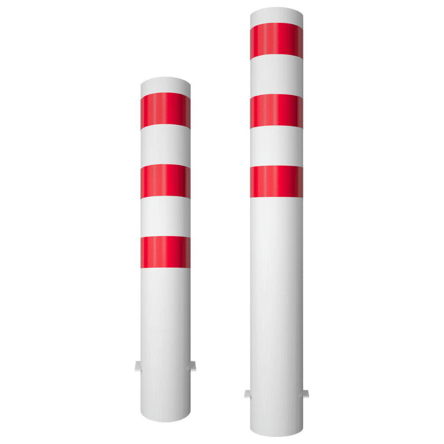 Rampaal Ø193 mm | Wit-rood | Voor verankering in beton