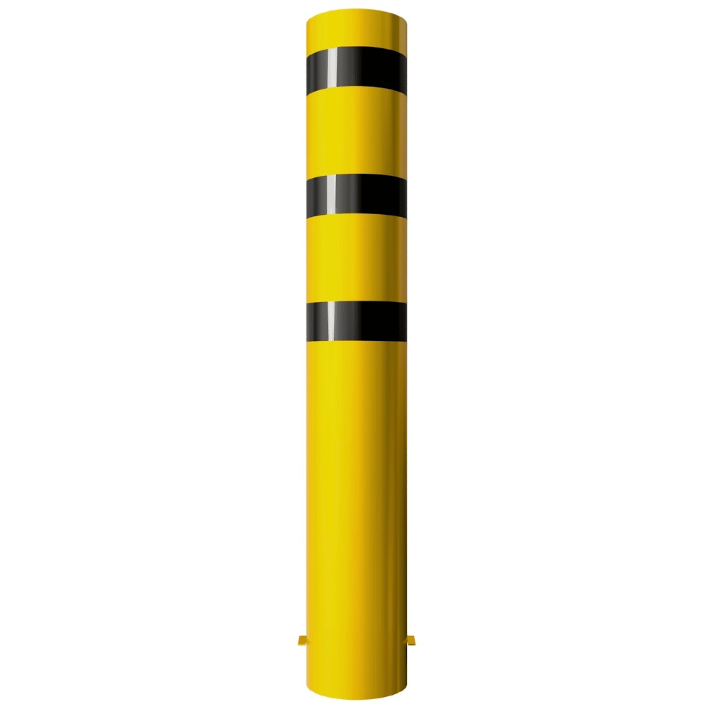 Rampaal Ø273 mm | Geel-zwart | Voor betonverankering