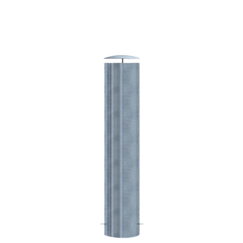 Rampaal Ø273 mm | Verzinkt staal | Voor betonverankering