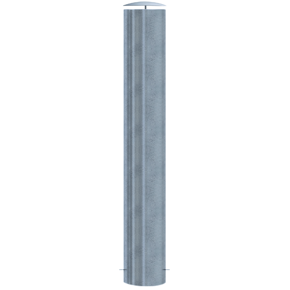 Rampaal Ø273 mm | Verzinkt staal | Voor betonverankering