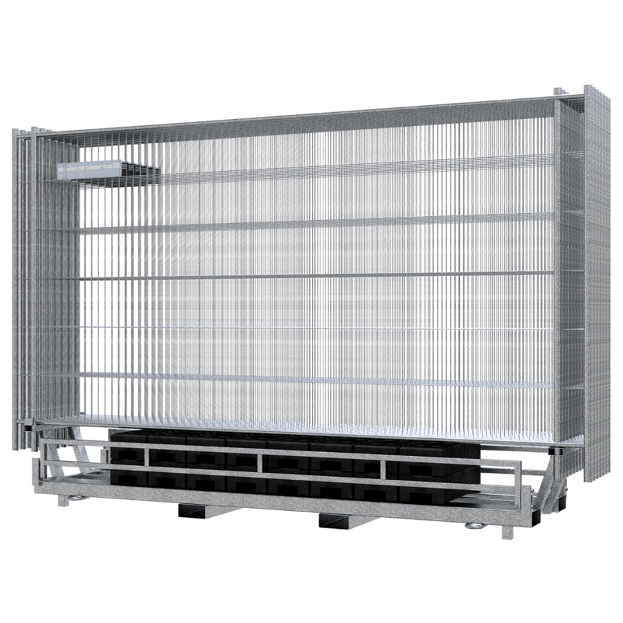 Set 15x bouwhek Profi-P | Inclusief stalen opslagcontainer en 15 voeten