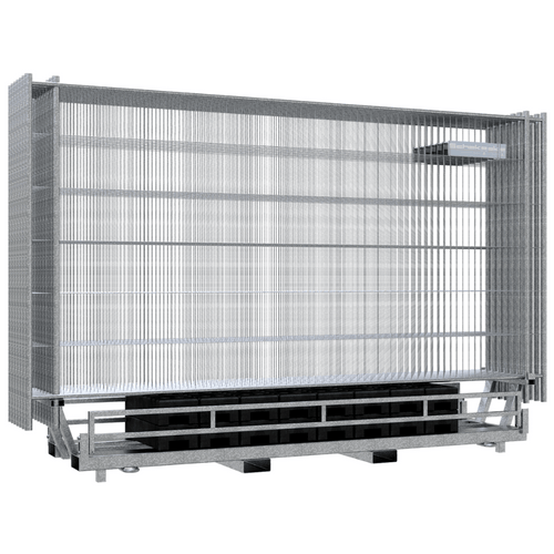 Set 15x bouwhek Profi | Inclusief stalen opslagcontainer en 15 voeten