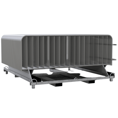 Set 35 dranghekken 17 spijlen | 250 x 110 cm | Gegalvaniseerd met koppeling