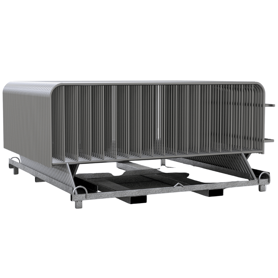 Set 35 dranghekken 17 spijlen | 250 x 110 cm | Gegalvaniseerd met koppeling