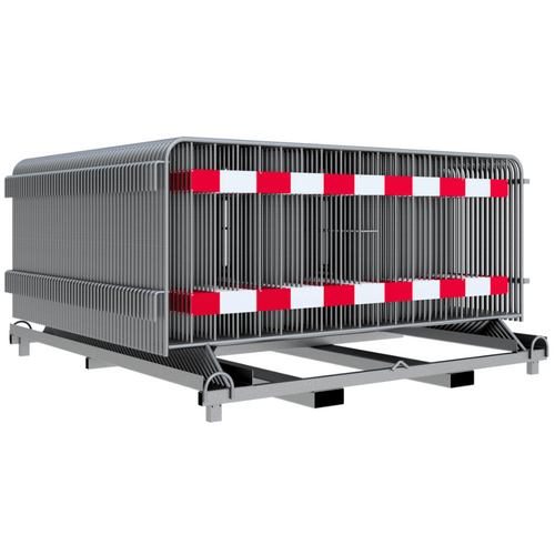 Set 50 dranghekken 18 spijlen | 248 x 110 cm | Gegalvaniseerd met reflectie