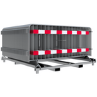 Set 50 dranghekken 18 spijlen | 248 x 110 cm | Gegalvaniseerd met reflectie