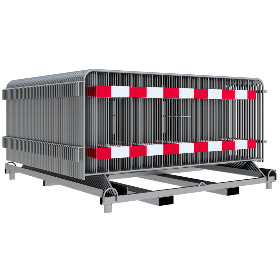 Set 50 dranghekken 18 spijlen | 248 x 110 cm | Gegalvaniseerd met reflectie