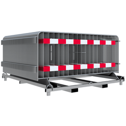 Set 50 dranghekken 18 spijlen | 248 x 110 cm | Gegalvaniseerd met reflectie