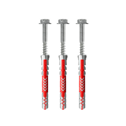 Set van 3 bouten 10x140 en pluggen 14x135