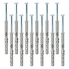 Set van 12 schroeven 8x80 en pluggen 10x100