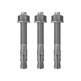 Set van 3 RVS snelbouwankers M12x100