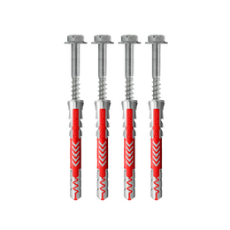 Set van 4 bouten 10x140 en pluggen 14x135