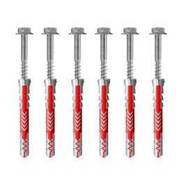 Set van 6 bouten 10x140 en pluggen 14x135