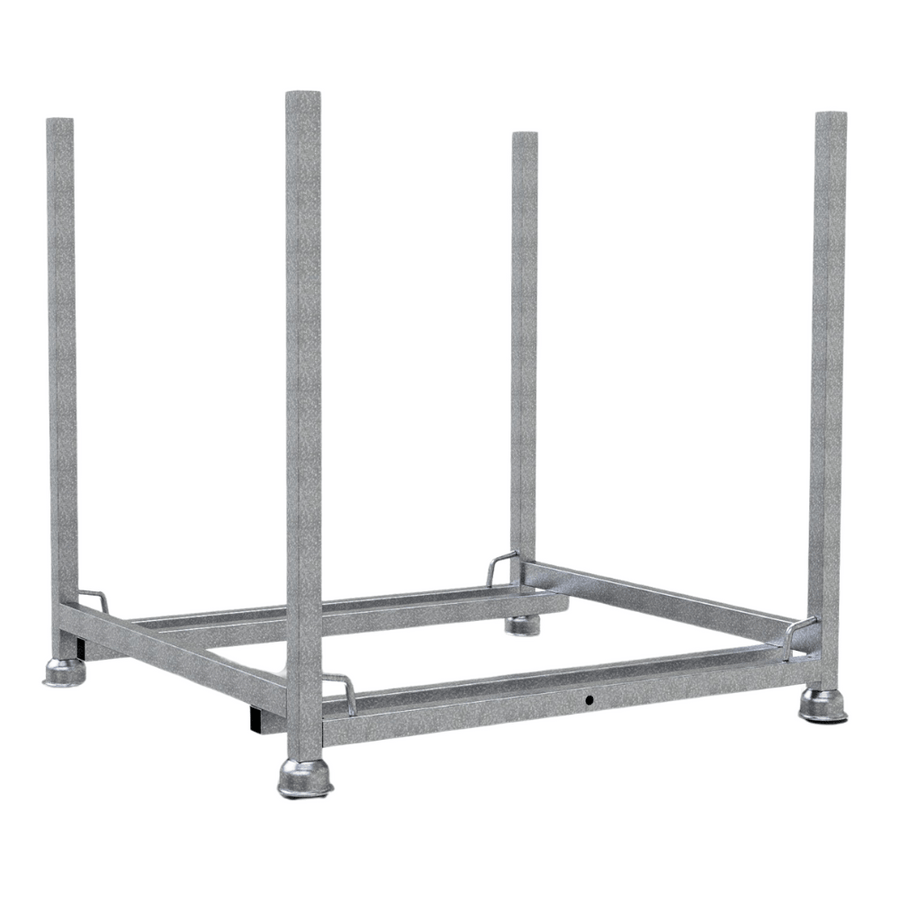 Set van 10 houten loopbruggen | Geleverd in opslagcontainer met spanband