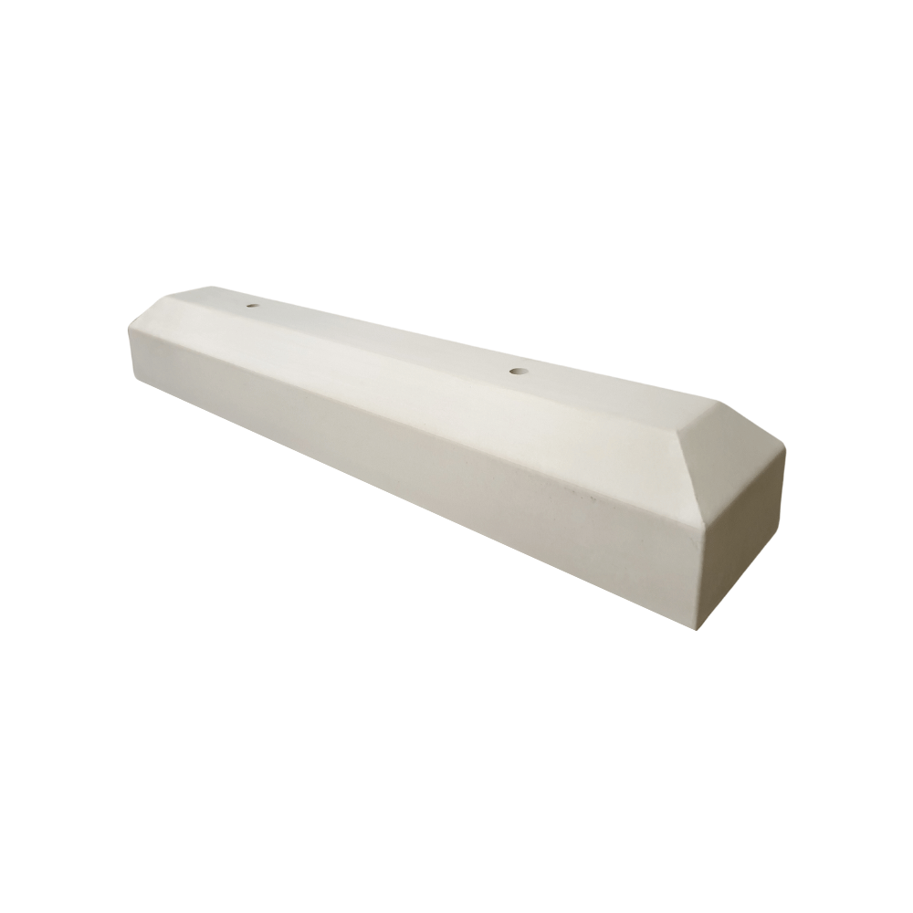 Stootbanden beton | Optie geel of wit | 60 kg met verankering
