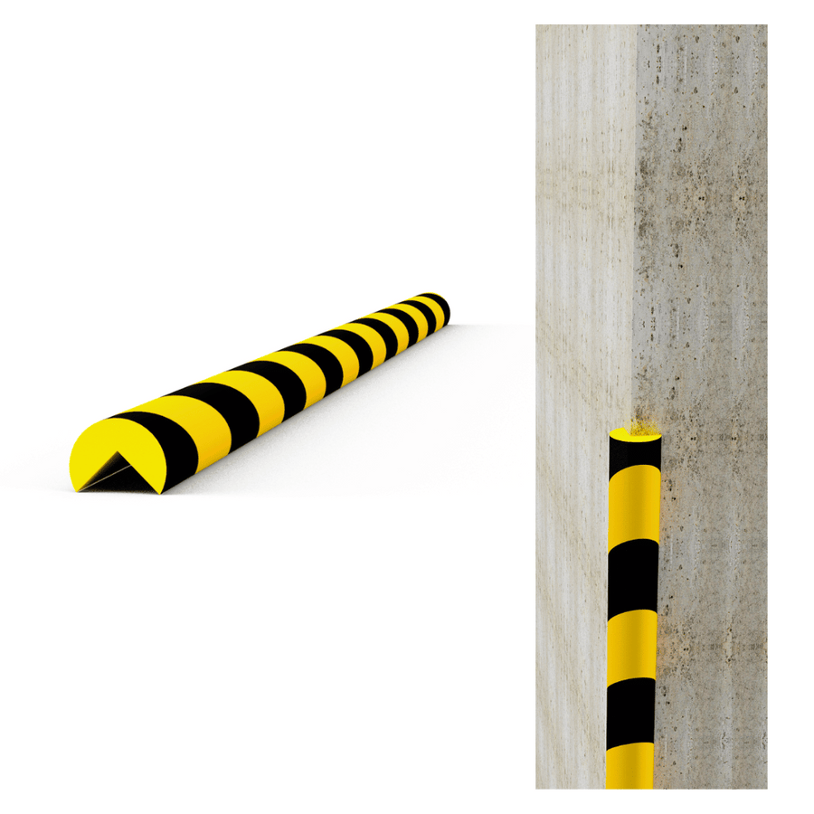 Stootbescherming profielen | Geel-zwart | Diverse modellen | Zelfklevend