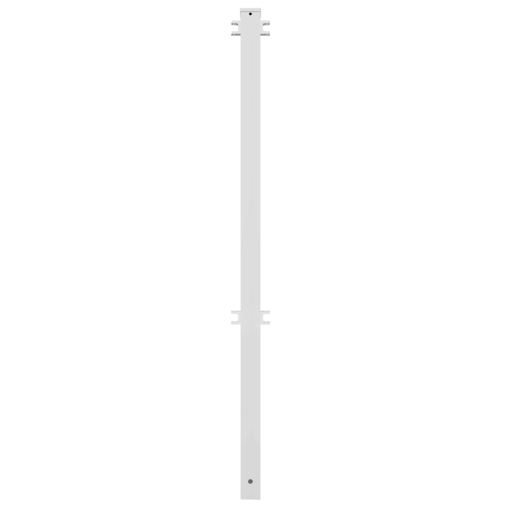 Veiligheidsrailing 60x60 mm | Voor betonverankering | Modulair systeem