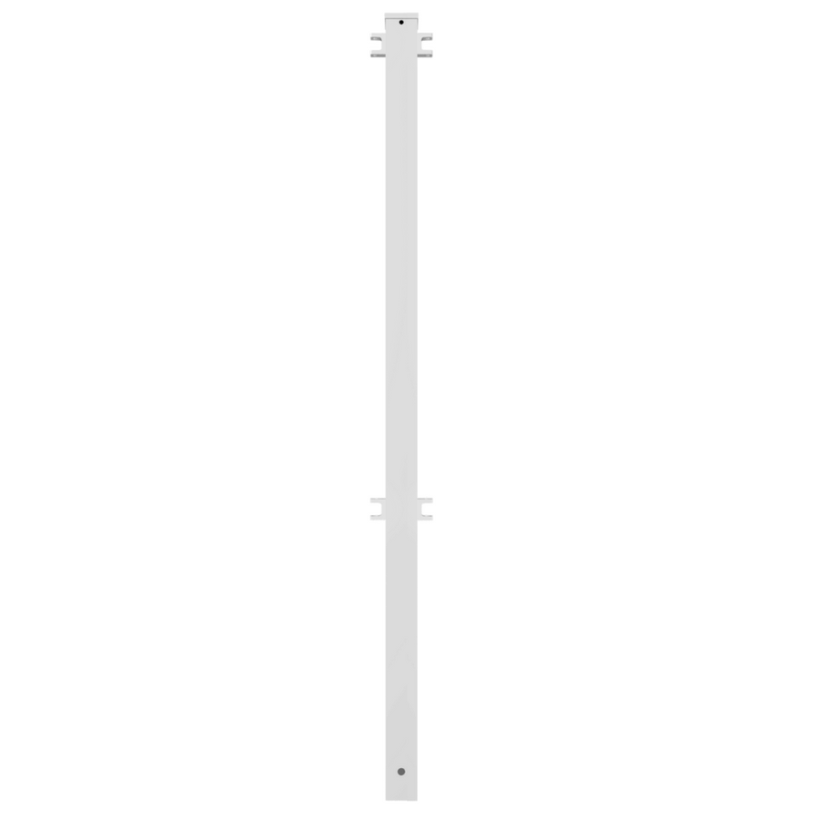 Veiligheidsrailing 60x60 mm | Voor betonverankering | Modulair systeem